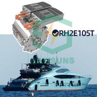 Kit de conversion de bateau électrique haute performance Rawsuns 1000 kW RH2E105T à double propulsion, moteur de bateau à jet d'eau, moteur marin électrique