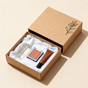 Vente en gros Boîte de maquillage cosmétique Oem pour filles en boîte Boîte de rangement empilable à tiroir en papier <span class=keywords><strong>kraft</strong></span> pour cosmétiques Emballage de boîte au design personnalisé - Product Image 2