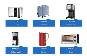 Ensemble de petit-déjeuner électroménager populaire comprenant une cafetière électrique de 1,8 L, une <span class=keywords><strong>bouilloire</strong></span> numérique de 1,7 L, un <span class=keywords><strong>grille</strong></span>-<span class=keywords><strong>pain</strong></span> électrique intelligent à 2 tranches - Product Image 6