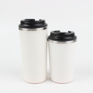 <span class=keywords><strong>Tazza</strong></span> da viaggio in acciaio inox da 350ML carina <span class=keywords><strong>tazza</strong></span> portatile riutilizzabile per auto con coperchi regalo personalizzato per gli amici - Product Image 1