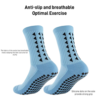Chaussettes de football antidérapantes unisexes, semelle jaune antidérapante, absorbant les chocs, respirantes, personnalisables