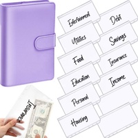 Carnet de suivi des revenus et des dépenses A6, classeur à feuilles mobiles, organiseur de budget, carnet de planification, carnet d'épargne