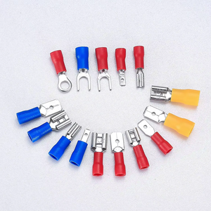 Kit de connecteurs de câble isolés : cosses à fourche, cosses à spatule, cosses à sertir, cosses à anneau, cosses à fourche à anneau, cosses à anneau laminées - Product Image 1