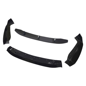 อุปกรณ์แยกขอบด้านหน้า BMW 4ชิ้นสีดำด้าน PP สำหรับ F16กีฬา X6ม. 2014-2018 - Product Image 5