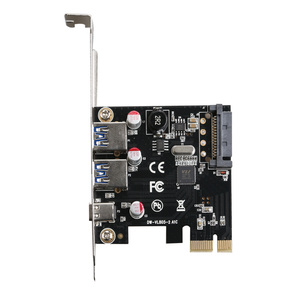 Thẻ Mở Rộng <span class=keywords><strong>USB</strong></span> <span class=keywords><strong>3</strong></span>.<span class=keywords><strong>1</strong></span> PCIe <span class=keywords><strong>PCI</strong></span>-e Sang <span class=keywords><strong>1</strong></span> Bộ Chuyển Đổi <span class=keywords><strong>USB</strong></span> Loại C Và 2 Loại A Cho Máy Tính Để Bàn - Product Image 1