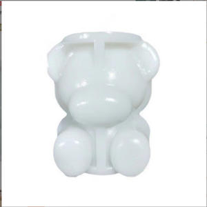 Molde de silicona para cubitos de hielo con forma de oso, redondo, para bebidas de whisky, creativo y bonito. - Product Image 5