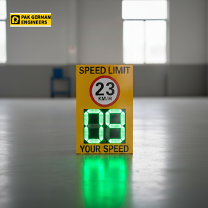 LED Traffic Speed <b>Detector</b> Vehicle <b>Radar</b> Display Sign Speed Monitoring LED Sign - Product Image 1