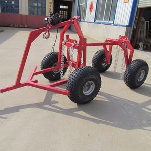 Remorque Forestière pour Bûches de Bois, Remorque Benne VTT avec Grue de Chargement pour la Vente - Product Image 5