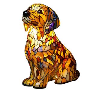 Decoración Artística de Perro <span class=keywords><strong>Chihuahua</strong></span> - Adorno Artesanal de Resina para el Hogar, Regalo de San Valentín y Año Nuevo - Product Image 6