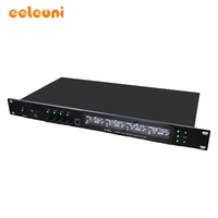 Microphone sans fil professionnel à quatre canaux U-605C avec micro-casque et émetteur de poche pour réunions/salles de classe, connectable en cascade