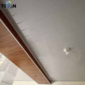 Panel de Techo de PVC Guyana, Cielo <span class=keywords><strong>Raso</strong></span> PVC 25cm 30cm, Impermeable, Resistente a las Termitas, Falso Techo para Guyana Georgetown 5.95m 20cm 7mm - Product Image 6