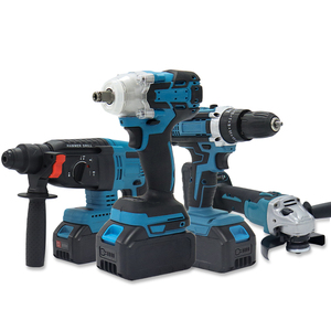 RYNEX <span class=keywords><strong>Power</strong></span> Tool Kits Martelo Elétrico Broca De Impacto Brushless Angle Grinder Chave Sem Fio Portátil Saw Combinação Tool Set - Product Image 1