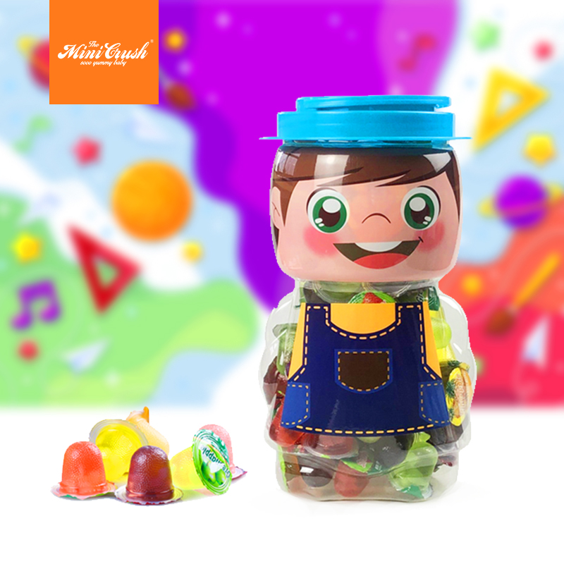 カエル♡ カエルの形の瓶の40 PCSカラフルなココナッツキャンディーフード