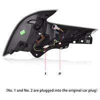 Nouvel ensemble de feux arrière Full LED pour 370Z Z34 2008-2019, Plug & Play, lentille fumée/transparente, 12V, 100% étanche