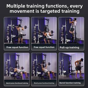 Máquina Smith Multifuncional para Gimnasio en Casa o Comercial, Equipo para Ejercicios de Piernas y Levantamiento de Pesas - Product Image 2