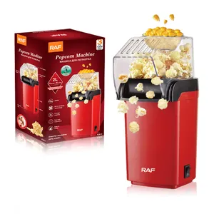 Máquina de palomitas de maíz para el hogar estándar europeo RAF, Mini expansor de palomitas de maíz completamente automático, pequeña máquina de palomitas de maíz DIY con sabor eléctrico