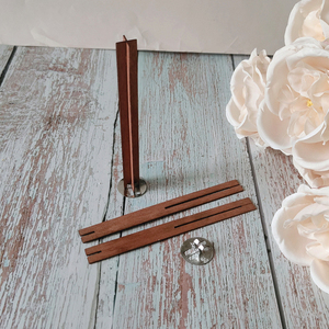 Support de bougie en verre blanc de luxe personnalisé avec logo, sans fumée, avec mèches en bois crépitantes pour la fabrication de bougies (vente en gros) - Product Image 1