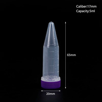 Tubes de centrifugation microcentrifuges en plastique de laboratoire 5 ml jetables de qualité médicale à prix d'usine