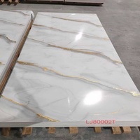 Imperméabilisez le panneau UV épais de mur de PVC de panneau de 3mm pour l'application extérieure d'appartement d'hôtel de cuisine