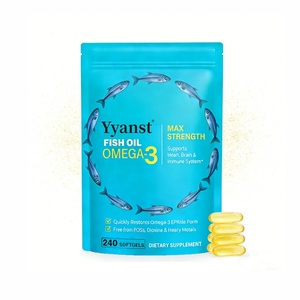 Cápsulas de Aceite de Pescado Omega 3 de Alta Calidad OEM/ODM, Mejora la Inmunidad y Apoya la Salud Cerebral - Product Image 1