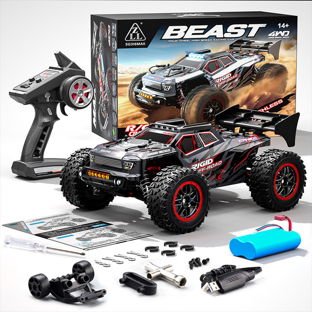 ZLL SG316 MAX Outdoor RC Car 1/16 Brushless Racing Car 2.4G High Speed 80KM/H Expert Off-Road Drift Cars Toys