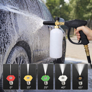 Kit de pistolet à mousse pour lavage de voiture, ensemble de pistolets de lavage à pression, canon à mousse, 5 modes de pulvérisation, haute pression (jusqu'à 3000 PSI), antirouille, pour le detailing automobile - Product Image 4