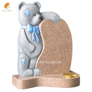 Lápidas Personalizadas de Gran Tamaño en Piedra Natural, Granito Negro y Mármol <span class=keywords><strong>para</strong></span> Bebés y Niños, Lápidas <span class=keywords><strong>para</strong></span> Tumbas de Conejos en el Jardín - Product Image 4