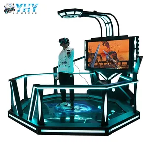 Indoor Arcade Game Machine 3,0 m breiter Stehplatz 9D Vr Walker Shooting Simulator Vr Plattform