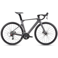 Vélo de course sur route 2026 R5pro avec cadre en fibre de carbone 2D, frein à disque, 24 vitesses, 700*28c