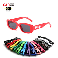 Lunettes de soleil carrées rétro personnalisées pour femmes, logo OEM ODM, protection UV400, monture PC, MOQ 10, style vintage classique, vente en gros