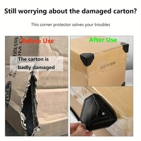 Capuchon de perle d'angle en plastique pour la protection d'angle de transport de meubles de boîte
