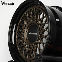 Viorock - Juego de 2 Ruedas Forjadas de Aleación de Aluminio Brillante de 19-24 Pulgadas 5X112 para Automóviles de Pasajeros, Compatibles con Mercedes AMG S63 C63 G63