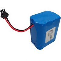 Baterai Isi Ulang Custom 21.6V 22.2V 2600mAh 18650 6s1p dengan Konektor SM 2P untuk Vacuum Cleaner