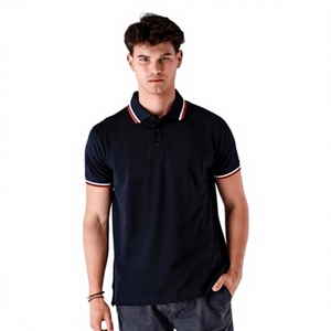 Chemise à manches courtes pour homme, décontractée, brodée, respirante, 100% coton, imprimée, vente en gros, séchage rapide, performance optimale, polo pour homme - Product Image 1
