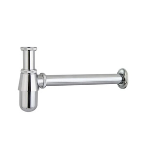 Cromato moderno tipo P in ottone lavello da bagno <span class=keywords><strong>sifone</strong></span> bottiglia filtro di scarico in plastica e Silicone filtro per lavelli da <span class=keywords><strong>cucina</strong></span> e lavandini - Product Image 2
