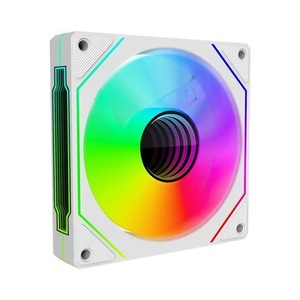 Nuevo diseño de ventilador de refrigeración de plástico LED RGB de 120mm para juegos de escritorio Compatible con computadora de 120mm, caja de aluminio líquido, caja de PC, <span class=keywords><strong>CPU</strong></span> - Product Image 4