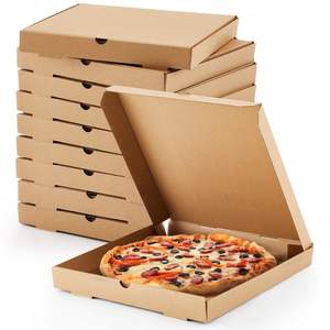 Scatola per Pizza in Cartone Ondulato Riciclato Biodegradabile Impermeabile per Asporto di Sushi e Pizza - Product Image 1