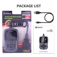 Escáner Universal 2023 SC301 OBD OBD2 II para coche, lector de código Pin para motor de Radio de error