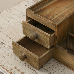 Solid Wood Multi Functional Storage Box With <b>Drawers</b> For Desk Organization And Home Cosmetics Storage - Product Image 3