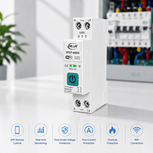 สวิตช์อัจฉริยะ JIUJI Mini DIN Rail WiFi ขนาด 18 มม. ออลอินวัน พร้อมระบบแจ้งเตือนป้องกันไฟเกิน ไฟตก และข้อมูลพลังงานแบบเรียลไทม์ - Product Image 1