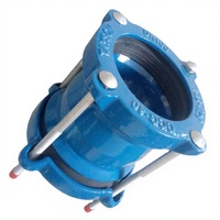 Raccord de tuyauterie flexible bleu pour joint GI, adaptateur à bride égale pour l'alimentation en eau et le drainage