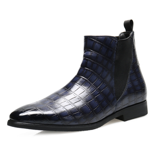 Botas Chelsea Clásicas de Lujo para Hombre, Hechas a Mano, Color Marrón, Parte Superior de PU, Impermeables, Antideslizantes, de Alta Calidad - Product Image 1