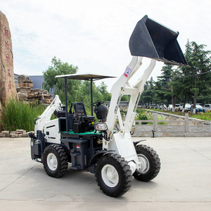 4x4 máy kéo nhỏ gọn backhoe mini loader Mini Máy kéo với backhoe và kết thúc trước loader - Product Image 1
