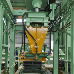 Küvet, karşı ağırlık, çeneli kırıcı vakum işlemi (VPS) otomatik dökümhane kalıplama üretim hattı