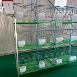 Hot mạ kẽm dày 12-di động Chăn Nuôi Thỏ lồng trang trại sản phẩm cụ thể cho mẹ và bé thỏ - Product Image 3