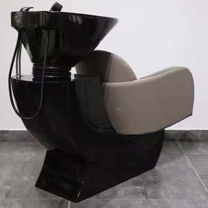Fauteuil de lavage K Barbershop, petit, inclinable, avec bac en céramique, pour salon de coiffure, export - Product Image 4