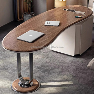 Hogar muebles de madera de lujo de <span class=keywords><strong>diseño</strong></span> moderno <span class=keywords><strong>Silla</strong></span> de <span class=keywords><strong>escritorio</strong></span> del presidente conjunto de mesa de oficina ejecutiva Director Jefe <span class=keywords><strong>Escritorio</strong></span> de oficina para la venta - Product Image 2