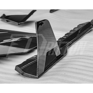 DK Style Exposed Carbon <b>Side</b> Skirt For Lamborghini Revuelto - Product Image 4