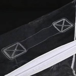 Wholesale Custom Logo Large Organizer <b>Vinyl</b> Clear Transparent PVC <b>Bag</b> Zipper Portable Waterproof Home Storage Foldable Design - Product Image 4