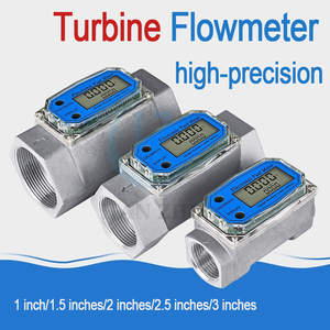 Pulser pengukur aliran Digital, meteran aliran Digital dengan presisi tinggi untuk pengukur aliran air bahan bakar minyak dengan layar LCD - Product Image 5